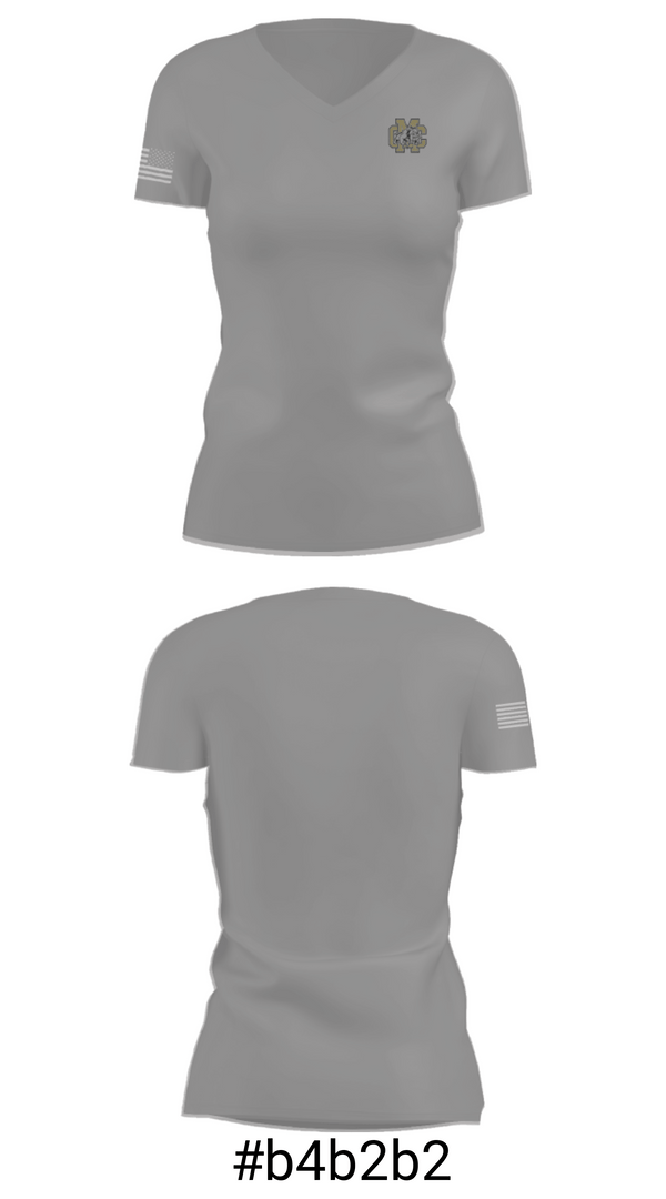 Women's Short Sleeve Vneck Shirt, Marlboro County High School Track, Track & Field, Teamtime, Team time, sublimation, custom sports apparel, team uniforms, spirit wear, spiritwear, sports uniforms, custom shirts, team store, custom team store, fundraiser sports, apparel fundraiser