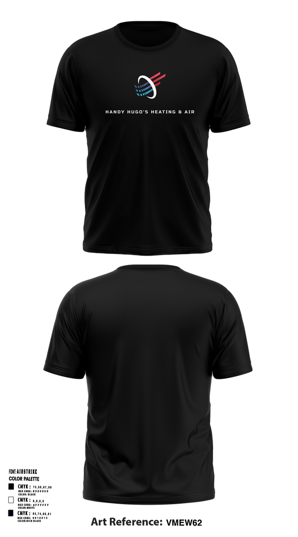 Short Sleeve Performance Shirt, Handy Hugo’s Heating & Air, , Teamtime, Team time, sublimation, custom sports apparel, team uniforms, spirit wear, spiritwear, sports uniforms, custom shirts, team store, custom team store, fundraiser sports, apparel fundraiser