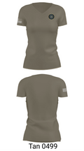 CCPD PBA 68821027 Women's Short Sleeve V-neck Shirt - 65