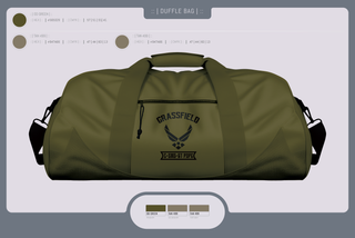 Duffle Bag, C/SMSgt Pope, Air Force, Teamtime, Team time, sublimation, custom sports apparel, team uniforms, spirit wear, spiritwear, sports uniforms, custom shirts, team store, custom team store, fundraiser sports, apparel fundraiser