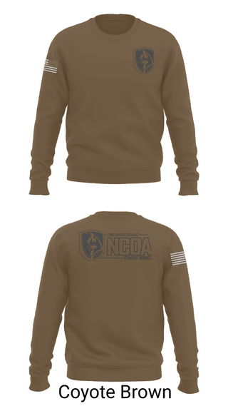 Crew Neck Sweatshirt, CCoE NCOA Charlie Branch, , Teamtime, Team time, sublimation, custom sports apparel, team uniforms, spirit wear, spiritwear, sports uniforms, custom shirts, team store, custom team store, fundraiser sports, apparel fundraiser