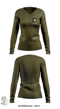 C 232 38542672 Women's Long Sleeve V-neck Shirt - 116