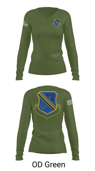 Womens Long Sleeve Vneck Shirt, Det 607, , Teamtime, Team time, sublimation, custom sports apparel, team uniforms, spirit wear, spiritwear, sports uniforms, custom shirts, team store, custom team store, fundraiser sports, apparel fundraiser