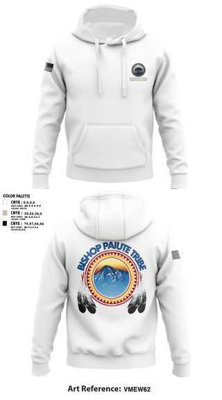 Hoodie, Bishop Paiute EMO/ Hazardous Fiels Reduction, Fire Department, Teamtime, Team time, sublimation, custom sports apparel, team uniforms, spirit wear, spiritwear, sports uniforms, custom shirts, team store, custom team store, fundraiser sports, apparel fundraiser