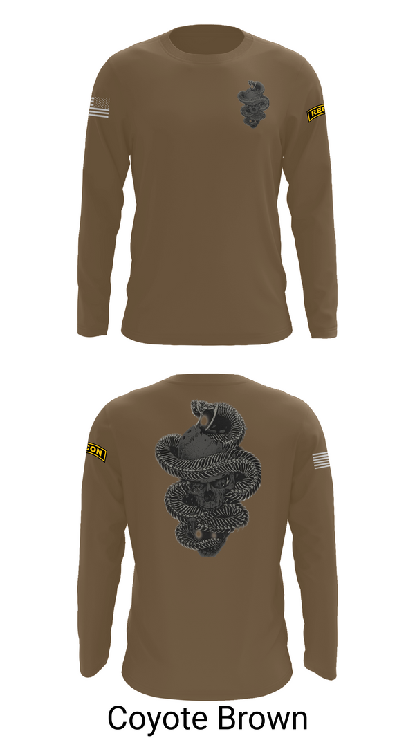 Long Sleeve Performance Shirt, HHC 1-8IN SCT, Army, Teamtime, Team time, sublimation, custom sports apparel, team uniforms, spirit wear, spiritwear, sports uniforms, custom shirts, team store, custom team store, fundraiser sports, apparel fundraiser