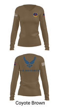4th Component Maintenance Squadron 36168944 Women's Long Sleeve V-neck Shirt -1 17