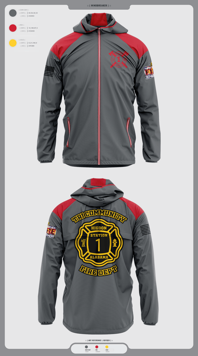 Tri-Community fire 52008799 Windbreaker - 1