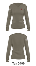647 RSG 4218296 Women's Long Sleeve V-neck Shirt - 77