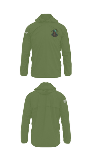 Windbreaker, 2nd Platoon Charlie Battery 5-4, Army, Teamtime, Team time, sublimation, custom sports apparel, team uniforms, spirit wear, spiritwear, sports uniforms, custom shirts, team store, custom team store, fundraiser sports, apparel fundraiser