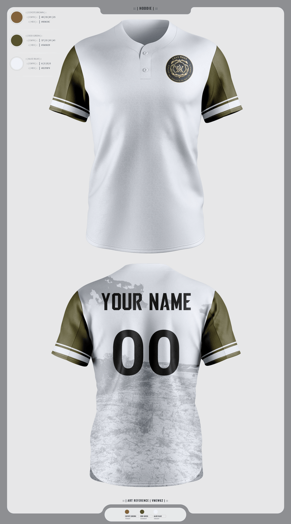Two Button Softball Jersey, FieldKrav Maga, Softball, Teamtime, Team time, sublimation, custom sports apparel, team uniforms, spirit wear, spiritwear, sports uniforms, custom shirts, team store, custom team store, fundraiser sports, apparel fundraiser