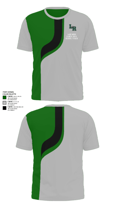 Lakewood Ranch High School Track 96195499 Short Sleeve Performance Shirt - 25