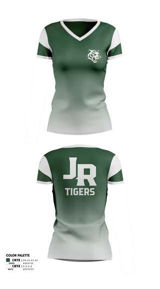 Womens Short Sleeve Vneck Shirt, Jackson-Reed (Wilson) High School, Spirit Store, Teamtime, Team time, sublimation, custom sports apparel, team uniforms, spirit wear, spiritwear, sports uniforms, custom shirts, team store, custom team store, fundraiser sports, apparel fundraiser