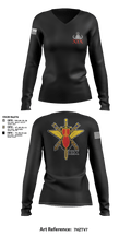 19th EOD 62274073 Women's Long Sleeve V-neck Shirt - 3