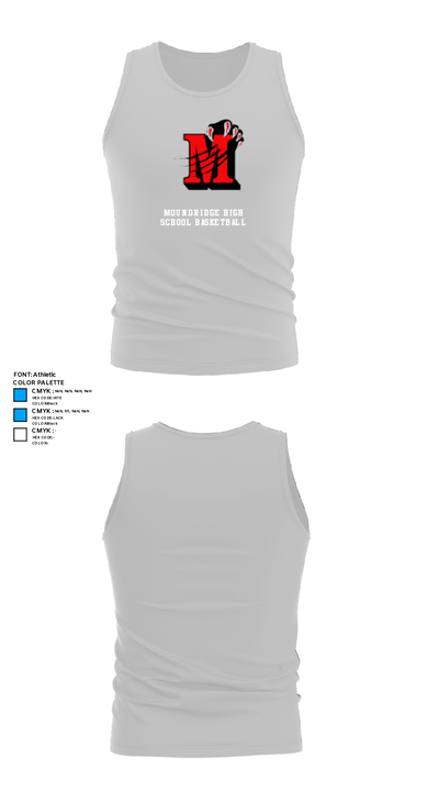 Moundridge High School Basketball 5586050 Tank Top - 13
