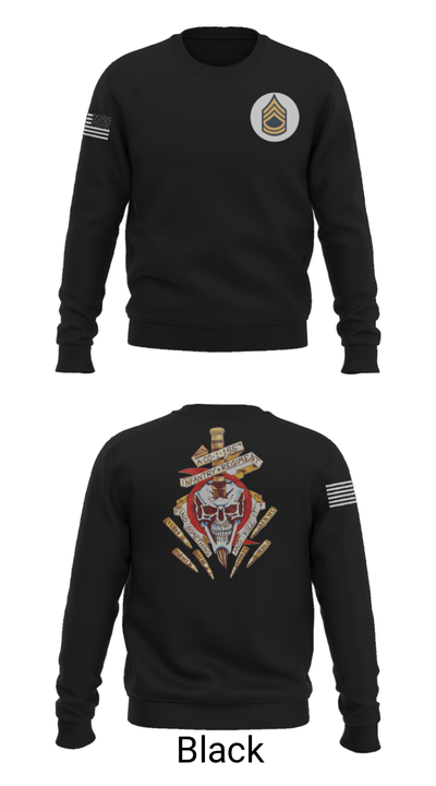 A Co 1/155 INF 63246466 Crew Neck Sweatshirt - 9