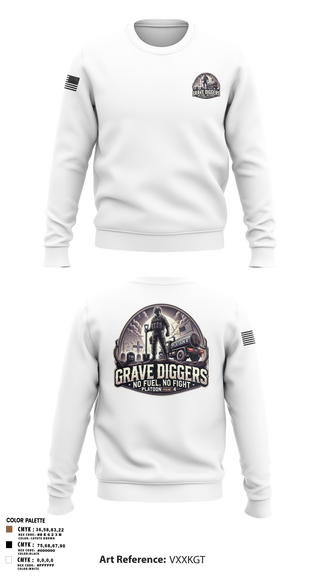 Crew Neck Sweatshirt, Gravediggers, , Teamtime, Team time, sublimation, custom sports apparel, team uniforms, spirit wear, spiritwear, sports uniforms, custom shirts, team store, custom team store, fundraiser sports, apparel fundraiser