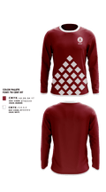 Auburn High School Golf 54421048 Long Sleeve Performance Shirt - 1