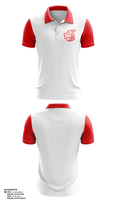 Hueneme High School Band 18451089 Short Sleeve Performance Polo - 41