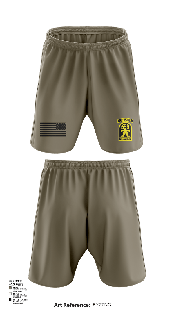 Athletic Shorts With Pockets, Geronimo, Army, Teamtime, Team time, sublimation, custom sports apparel, team uniforms, spirit wear, spiritwear, sports uniforms, custom shirts, team store, custom team store, fundraiser sports, apparel fundraiser