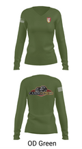Charlie Battery, 1st Battalion 1st Air Defense Artillery Regiment 30470719 Women's Long Sleeve V-neck Shirt - 57