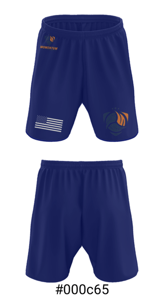 Athletic Shorts With Pockets, Momentum Volleyball Club, Women's Volleyball, Teamtime, Team time, sublimation, custom sports apparel, team uniforms, spirit wear, spiritwear, sports uniforms, custom shirts, team store, custom team store, fundraiser sports, apparel fundraiser