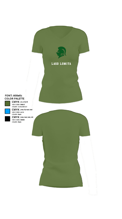 Lasd Lomita 1516490 Women's Short Sleeve V-neck Shirt - 42