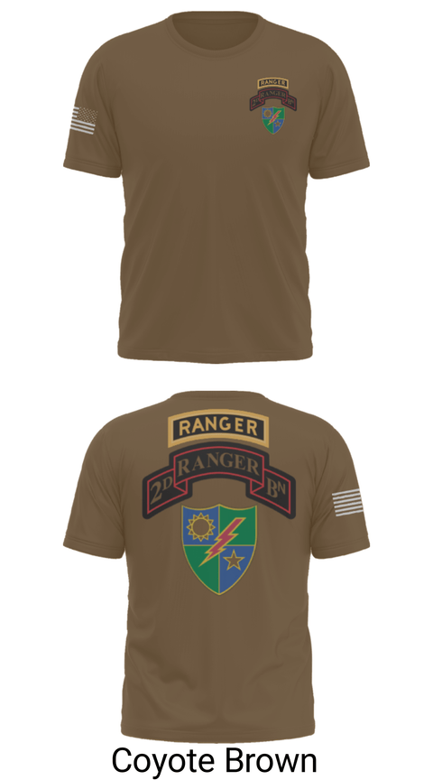 Short Sleeve Performance Shirt, 2nd Battalion 75th Ranger Regiment, , Teamtime, Team time, sublimation, custom sports apparel, team uniforms, spirit wear, spiritwear, sports uniforms, custom shirts, team store, custom team store, fundraiser sports, apparel fundraiser