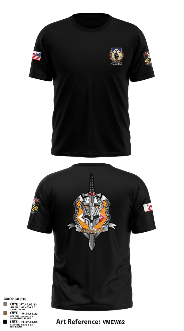 Old School Cotton Feel Shirt, C-Co 602D ASB, Army, Teamtime, Team time, sublimation, custom sports apparel, team uniforms, spirit wear, spiritwear, sports uniforms, custom shirts, team store, custom team store, fundraiser sports, apparel fundraiser