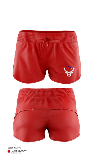 Womens Shorts, TX-794, Air Force, Teamtime, Team time, sublimation, custom sports apparel, team uniforms, spirit wear, spiritwear, sports uniforms, custom shirts, team store, custom team store, fundraiser sports, apparel fundraiser