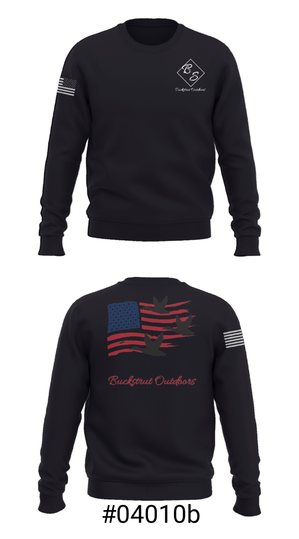 Crew Neck Sweatshirt, Buckstrut OutdoorsBuckstrut Outdoors, , Teamtime, Team time, sublimation, custom sports apparel, team uniforms, spirit wear, spiritwear, sports uniforms, custom shirts, team store, custom team store, fundraiser sports, apparel fundraiser