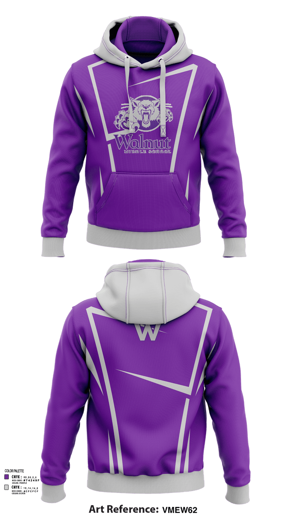 Hoodie, Walnut Middle School, Spirit Store, Teamtime, Team time, sublimation, custom sports apparel, team uniforms, spirit wear, spiritwear, sports uniforms, custom shirts, team store, custom team store, fundraiser sports, apparel fundraiser
