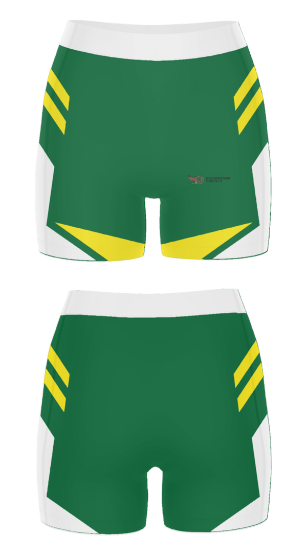 Women's Compression Shorts, Southwestern High School, Spirit Store, Teamtime, Team time, sublimation, custom sports apparel, team uniforms, spirit wear, spiritwear, sports uniforms, custom shirts, team store, custom team store, fundraiser sports, apparel fundraiser