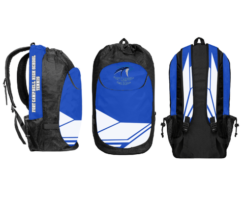 Gear Bag, Fort Campbell High School Tennis, Tennis, Teamtime, Team time, sublimation, custom sports apparel, team uniforms, spirit wear, spiritwear, sports uniforms, custom shirts, team store, custom team store, fundraiser sports, apparel fundraiser