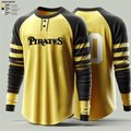 Los Angeles Pirates 34653306 Long Sleeve Performance Shirt - 2