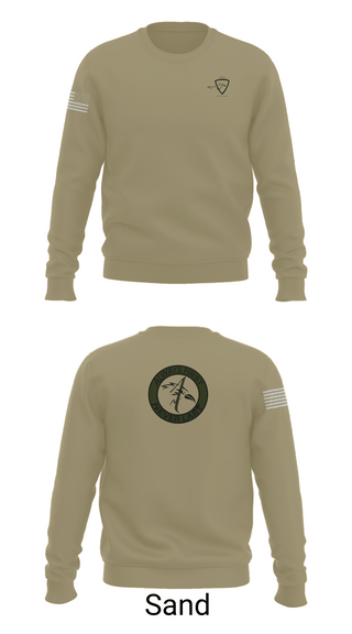Crew Neck Sweatshirt, 1055th Trans 1st Plt, National Guard, Teamtime, Team time, sublimation, custom sports apparel, team uniforms, spirit wear, spiritwear, sports uniforms, custom shirts, team store, custom team store, fundraiser sports, apparel fundraiser