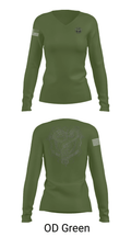 EMF CP DET SAC 86149634 Women's Long Sleeve V-neck Shirt - 32