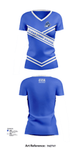 Clear Creek-Amana High School Cheer 95577848 Women's Short Sleeve V-neck Shirt - 121