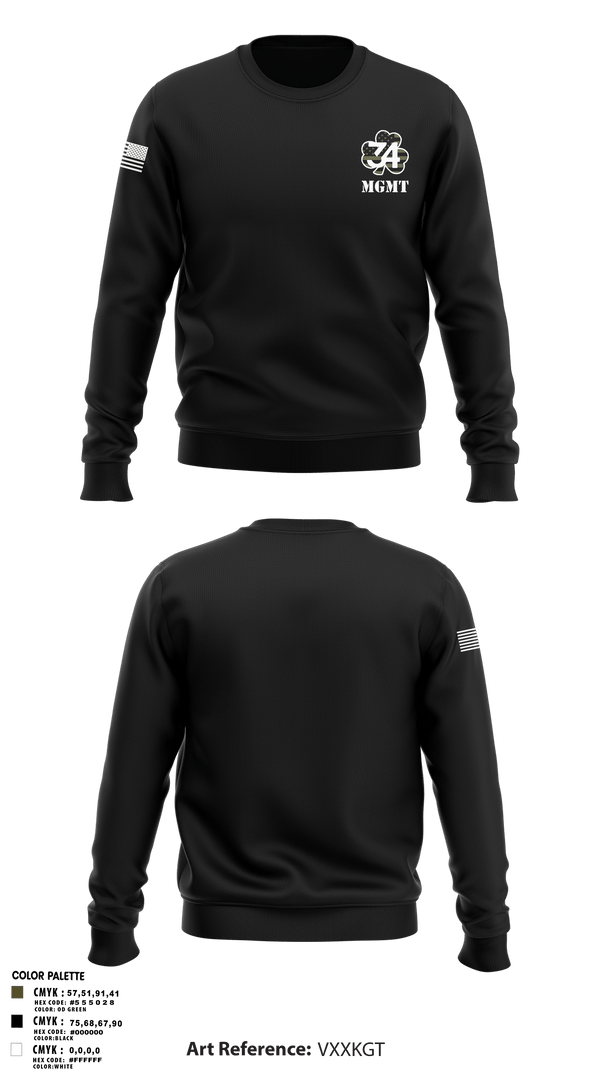 Crew Neck Sweatshirt, 34 mgmt, , Teamtime, Team time, sublimation, custom sports apparel, team uniforms, spirit wear, spiritwear, sports uniforms, custom shirts, team store, custom team store, fundraiser sports, apparel fundraiser