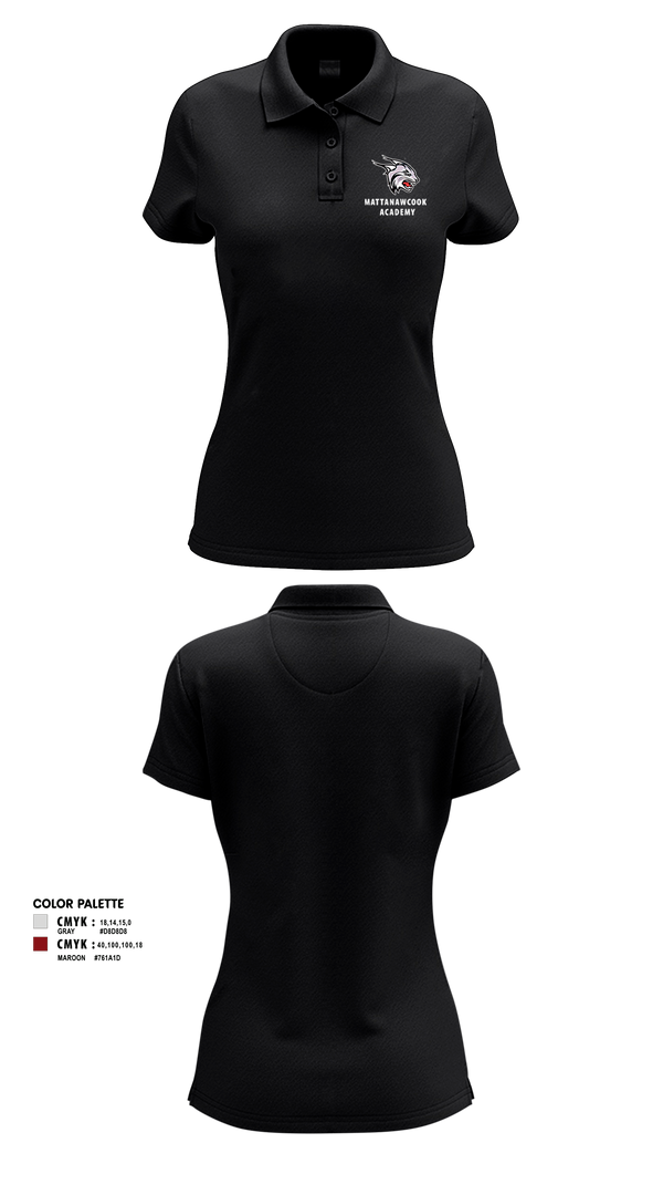 Womens Short Sleeve Performance Polo, Mattanawcook Academy Wrestling, Wrestling, Teamtime, Team time, sublimation, custom sports apparel, team uniforms, spirit wear, spiritwear, sports uniforms, custom shirts, team store, custom team store, fundraiser sports, apparel fundraiser