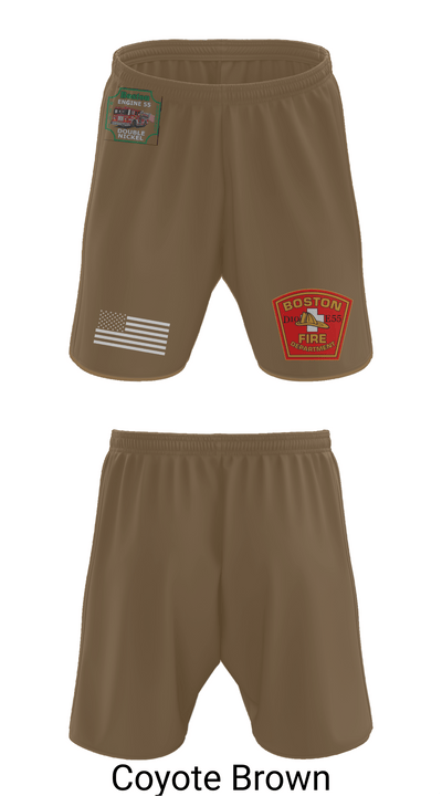 Boston Fire Department Engine 55 92329378 Athletic Shorts With Pockets - 9