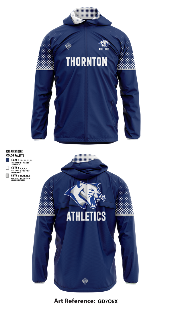 Windbreaker, Thornton Middle School, Men's Soccer, Teamtime, Team time, sublimation, custom sports apparel, team uniforms, spirit wear, spiritwear, sports uniforms, custom shirts, team store, custom team store, fundraiser sports, apparel fundraiser