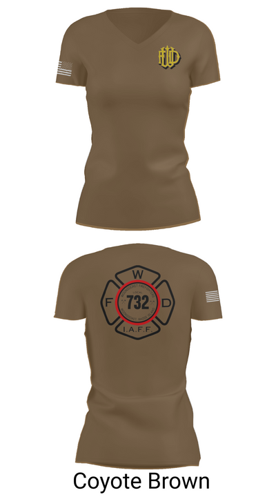 Woonsocket 46977147 Women's Short Sleeve V-neck Shirt - 8