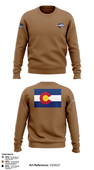 Crew Neck Sweatshirt, USS Colorado, Navy, Teamtime, Team time, sublimation, custom sports apparel, team uniforms, spirit wear, spiritwear, sports uniforms, custom shirts, team store, custom team store, fundraiser sports, apparel fundraiser