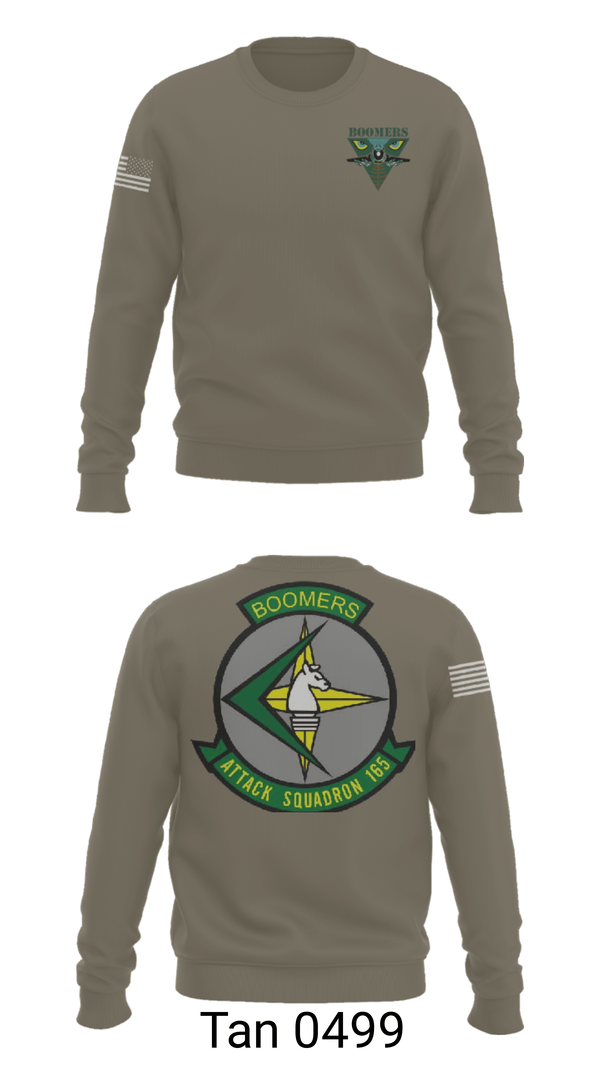 Crew Neck Sweatshirt, VA-165 Boomers, , Teamtime, Team time, sublimation, custom sports apparel, team uniforms, spirit wear, spiritwear, sports uniforms, custom shirts, team store, custom team store, fundraiser sports, apparel fundraiser