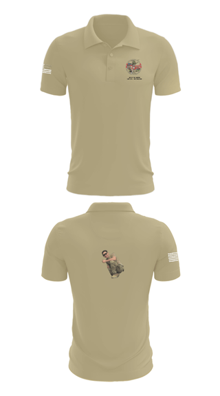 Short Sleeve Performance Polo, 3-82 D Co. GSAB, Army, Teamtime, Team time, sublimation, custom sports apparel, team uniforms, spirit wear, spiritwear, sports uniforms, custom shirts, team store, custom team store, fundraiser sports, apparel fundraiser