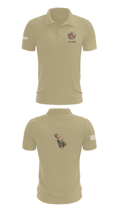 3-82 D Co. GSAB 5428239 Short Sleeve Performance Polo - 87
