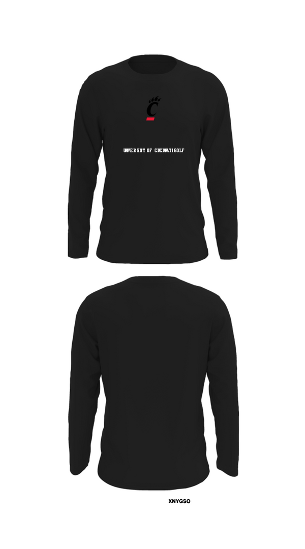 Long Sleeve Performance Shirt, University of Cincinnati Golf, Golf, Teamtime, Team time, sublimation, custom sports apparel, team uniforms, spirit wear, spiritwear, sports uniforms, custom shirts, team store, custom team store, fundraiser sports, apparel fundraiser