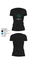 Wayland Union Middle School Wrestling 74603819 Women's Short Sleeve V-neck Shirt - 10