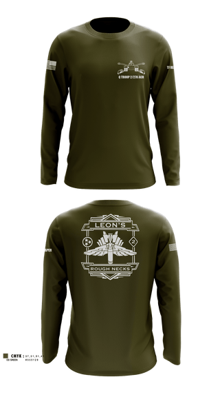 Long Sleeve Performance Shirt, Q TROOP 2/278 ACR, National Guard, Teamtime, Team time, sublimation, custom sports apparel, team uniforms, spirit wear, spiritwear, sports uniforms, custom shirts, team store, custom team store, fundraiser sports, apparel fundraiser