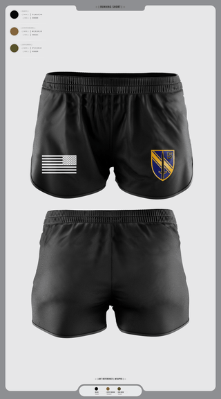 Womens Shorts, VALOR CO. 5BN, 1SFAB, Army, Teamtime, Team time, sublimation, custom sports apparel, team uniforms, spirit wear, spiritwear, sports uniforms, custom shirts, team store, custom team store, fundraiser sports, apparel fundraiser